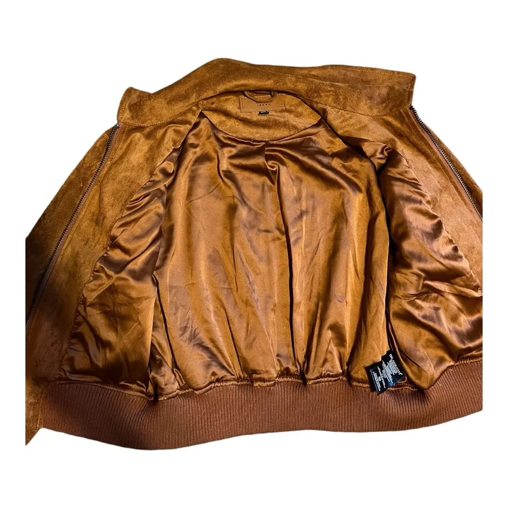 BLANKNYC Aviator Jacket
Poker Face Charlie Cale Suede Bomber Jacket 🔥 - Picture 5 of 8